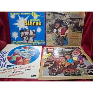 German & Austrian Vinyl Lot- Connie Francis, Strauss, Clayderman, Lolita (9 LPs)